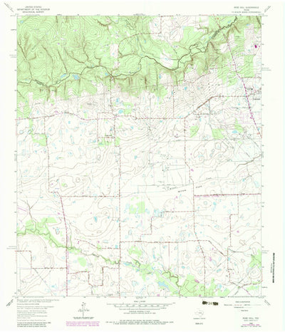 United States Geological Survey Rose Hill, TX (1962, 24000-Scale) digital map