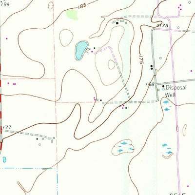 United States Geological Survey Rose Hill, TX (1962, 24000-Scale) digital map