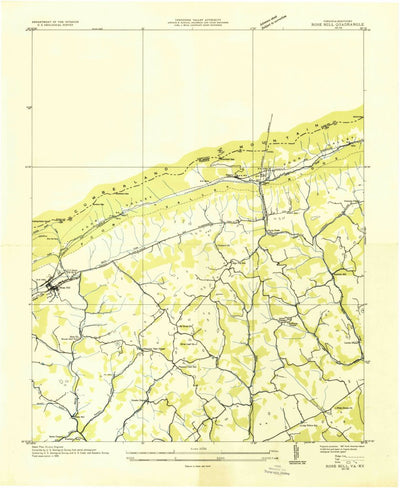 United States Geological Survey Rose Hill, VA-KY (1935, 24000-Scale) digital map