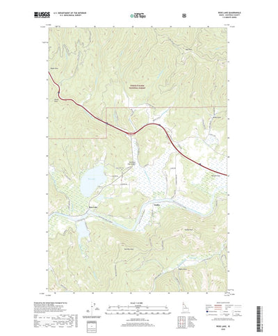 United States Geological Survey Rose Lake, ID (2020, 24000-Scale) digital map
