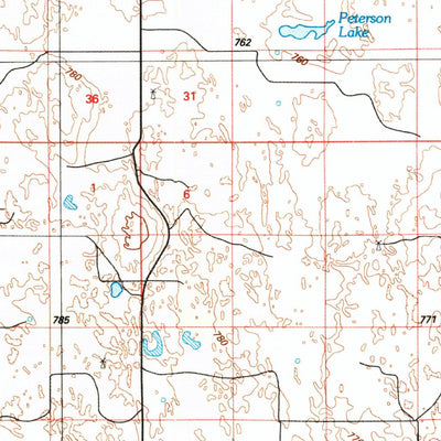 United States Geological Survey Rose, NE (1985, 100000-Scale) digital map