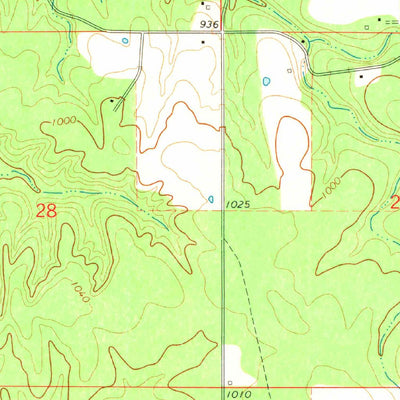 United States Geological Survey Rose, OK (1972, 24000-Scale) digital map