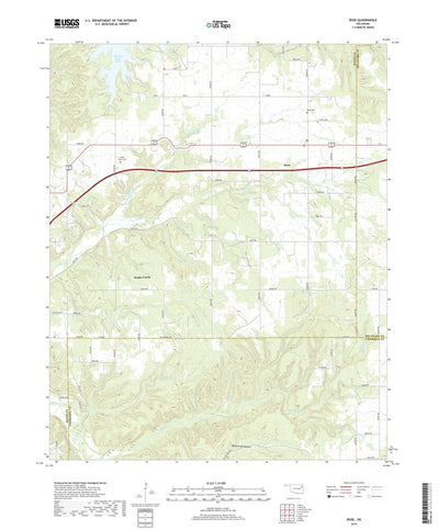 United States Geological Survey Rose, OK (2019, 24000-Scale) digital map