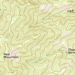 United States Geological Survey Rose Peak, AZ (1967, 24000-Scale) digital map