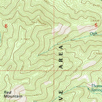 United States Geological Survey Rose Peak, AZ (1997, 24000-Scale) digital map