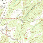 United States Geological Survey Rose Springs, WA (1967, 24000-Scale) digital map