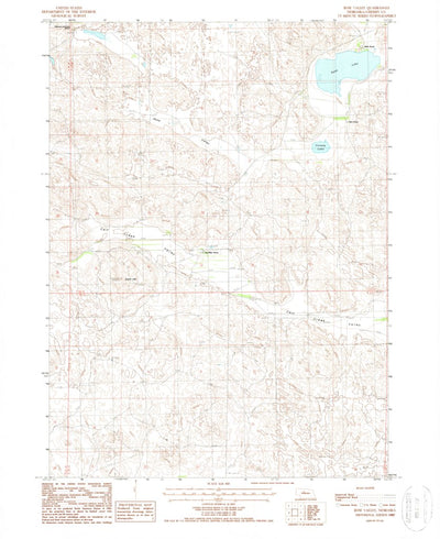 United States Geological Survey Rose Valley, NE (1987, 24000-Scale) digital map