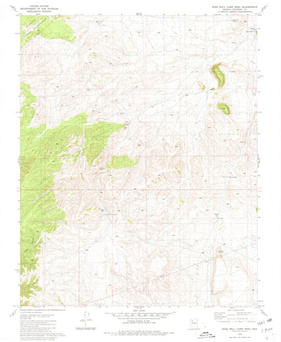 United States Geological Survey Rose Well Camp West, AZ (1980, 24000-Scale) digital map