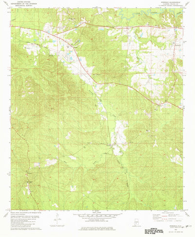 United States Geological Survey Rosebud, AL (1981, 24000-Scale) digital map