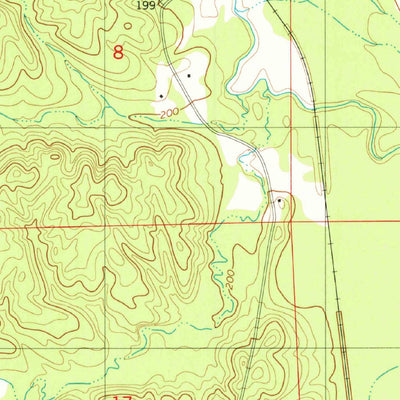 United States Geological Survey Rosebud, AL (1981, 24000-Scale) digital map
