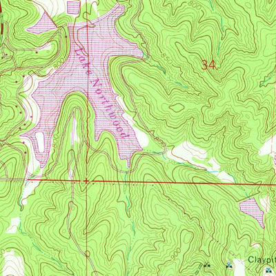 United States Geological Survey Rosebud, MO (1965, 24000-Scale) digital map