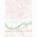 United States Geological Survey Rosebud, MT (1968, 24000-Scale) digital map