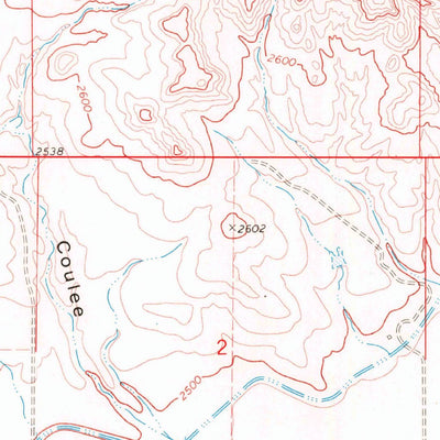 United States Geological Survey Rosebud, MT (1968, 24000-Scale) digital map