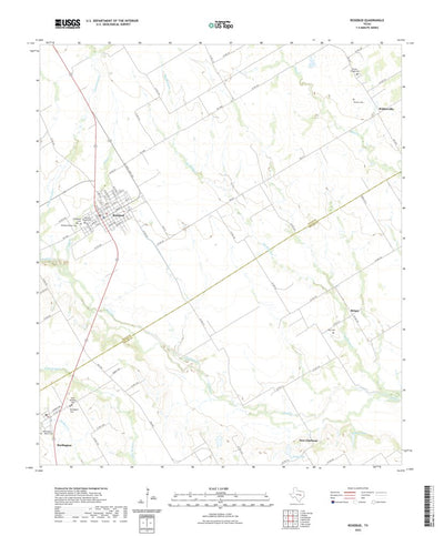 United States Geological Survey Rosebud, TX (2022, 24000-Scale) digital map
