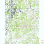 United States Geological Survey Roseburg East, OR (1987, 24000-Scale) digital map