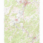 United States Geological Survey Roseburg, OR (1955, 62500-Scale) digital map