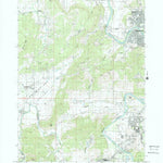 United States Geological Survey Roseburg West, OR (1987, 24000-Scale) digital map