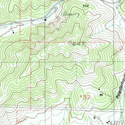 United States Geological Survey Roseburg West, OR (1987, 24000-Scale) digital map