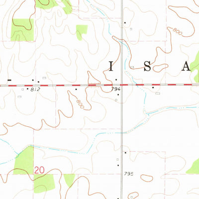 United States Geological Survey Rosebush, MI (1973, 24000-Scale) digital map