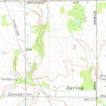 United States Geological Survey Rosebush, MI (1973, 24000-Scale) digital map