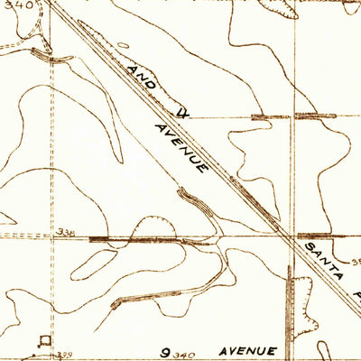 United States Geological Survey Rosedale, CA (1930, 31680-Scale) digital map