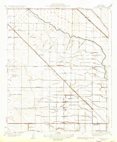 United States Geological Survey Rosedale, CA (1933, 31680-Scale) digital map
