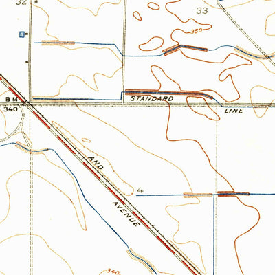 United States Geological Survey Rosedale, CA (1933, 31680-Scale) digital map