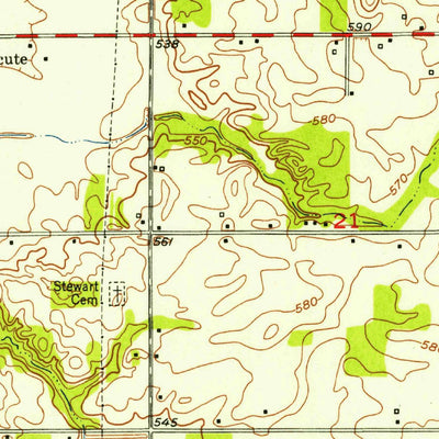 United States Geological Survey Rosedale, IN (1950, 24000-Scale) digital map