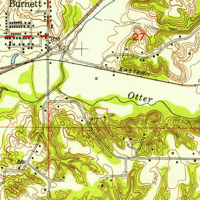United States Geological Survey Rosedale, IN (1950, 24000-Scale) digital map