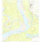 United States Geological Survey Rosedale, MS-AR (1972, 24000-Scale) digital map