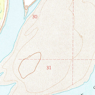 United States Geological Survey Rosedale, MS-AR (1972, 24000-Scale) digital map