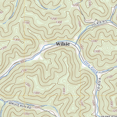 United States Geological Survey Rosedale, WV (2023, 24000-Scale) digital map