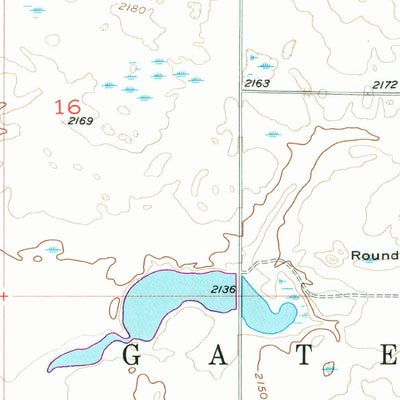 United States Geological Survey Roseglen, ND (1956, 24000-Scale) digital map