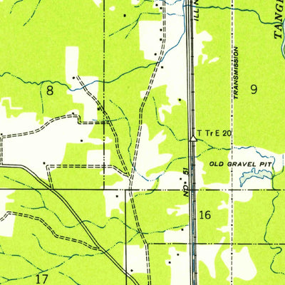 United States Geological Survey Roseland, LA (1940, 31680-Scale) digital map