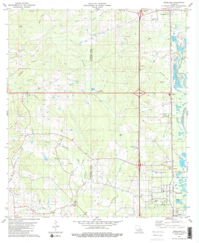 United States Geological Survey Roseland, LA (1981, 24000-Scale) digital map