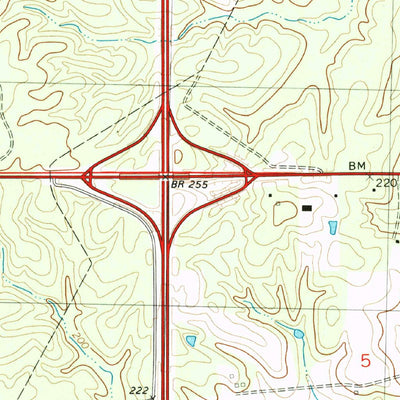 United States Geological Survey Roseland, LA (1981, 24000-Scale) digital map