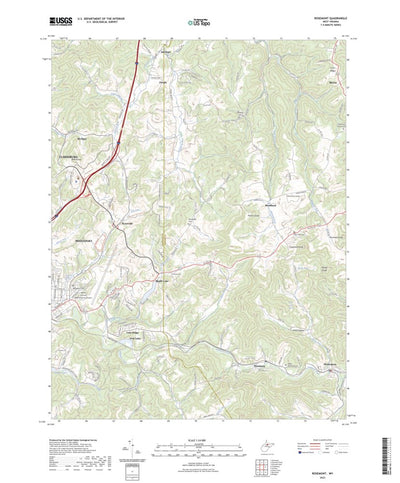 United States Geological Survey Rosemont, WV (2023, 24000-Scale) digital map
