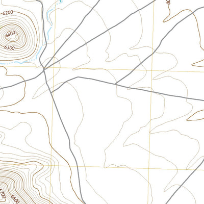 United States Geological Survey Rosencrans Knolls, NV (2021, 24000-Scale) digital map