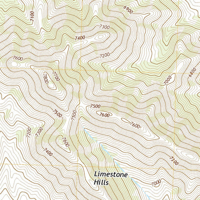 United States Geological Survey Rosencrans Knolls, NV (2021, 24000-Scale) digital map