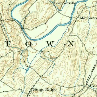 United States Geological Survey Rosendale, NY (1901, 62500-Scale) digital map