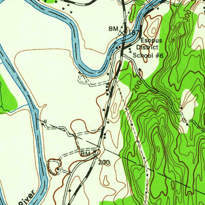 United States Geological Survey Rosendale, NY (1942, 24000-Scale) digital map