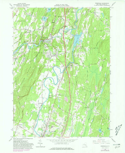 United States Geological Survey Rosendale, NY (1964, 24000-Scale) digital map