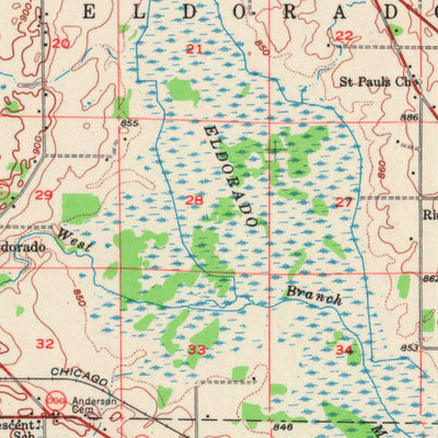 United States Geological Survey Rosendale, WI (1956, 62500-Scale) digital map