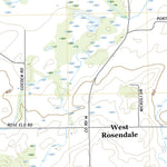 United States Geological Survey Rosendale, WI (2022, 24000-Scale) digital map