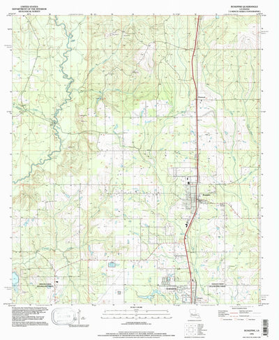 United States Geological Survey Rosepine, LA (1994, 24000-Scale) digital map