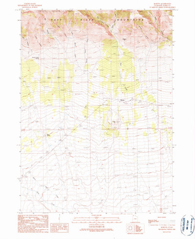 United States Geological Survey Rosette, UT (1990, 24000-Scale) digital map