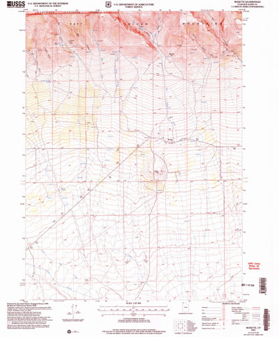 United States Geological Survey Rosette, UT (2001, 24000-Scale) digital map