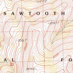 United States Geological Survey Rosevere Point, UT-ID (1990, 24000-Scale) digital map