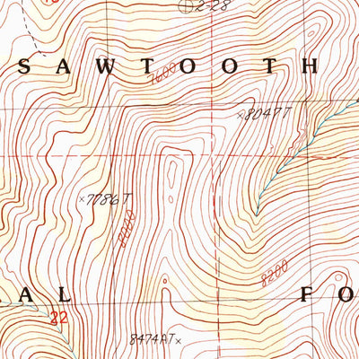 United States Geological Survey Rosevere Point, UT-ID (1990, 24000-Scale) digital map