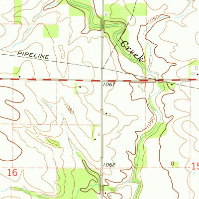 United States Geological Survey Roseville, IA (1971, 24000-Scale) digital map
